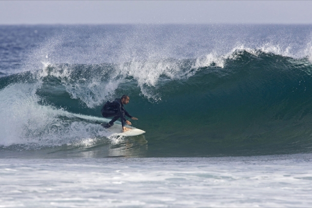  In the middle of the wave 